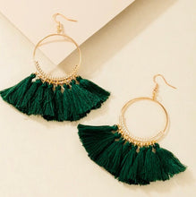 Load image into Gallery viewer, Tassel Hoops
