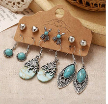 Load image into Gallery viewer, Turquoise Drop Set
