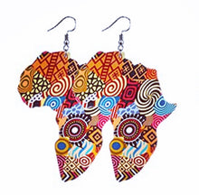 Load image into Gallery viewer, Africa Shaped Inspired Earring
