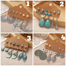Load image into Gallery viewer, Turquoise Drop Set

