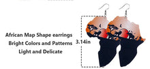 Load image into Gallery viewer, Africa Shaped Inspired Earring
